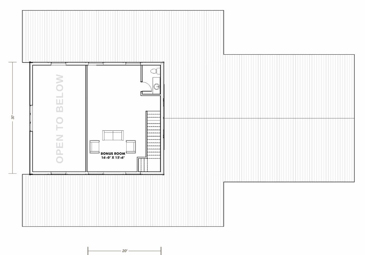 barndominium second floor plan