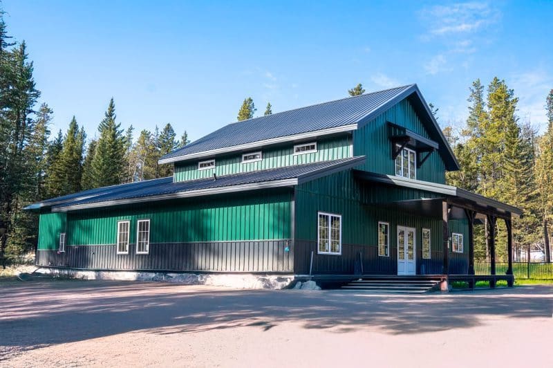 A Barndominium Barndo residential home built by Integrity Post Structures