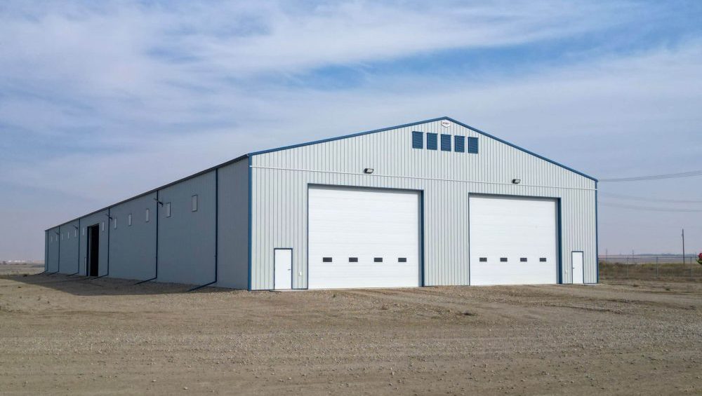 Machine Shed in Saskatchewan - Integrity Post Structures